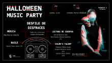 Cartel Halloween 2022 (Santiago Escribano)